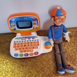 V tech laptop & Blippi